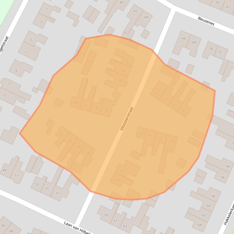 Kaart van postcodegebied 7101WE.