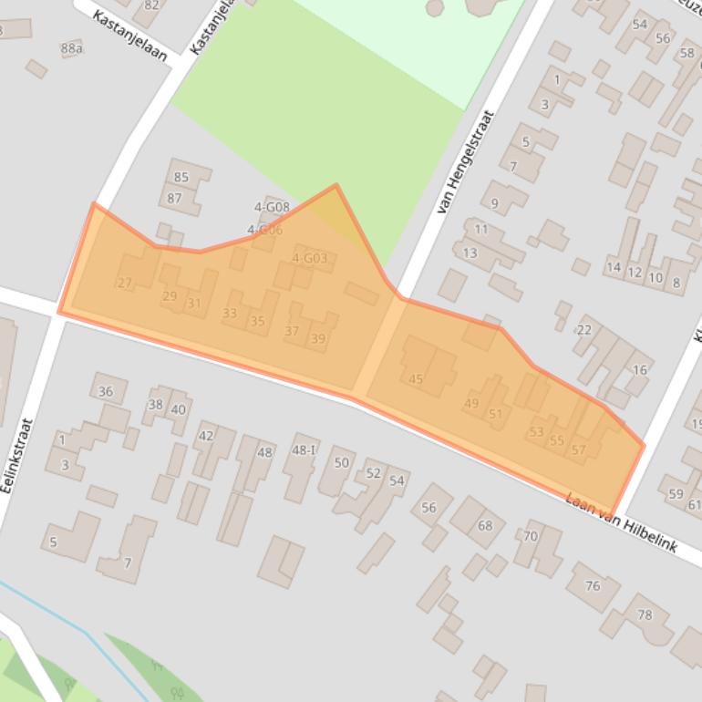 Kaart van postcodegebied 7101WH.