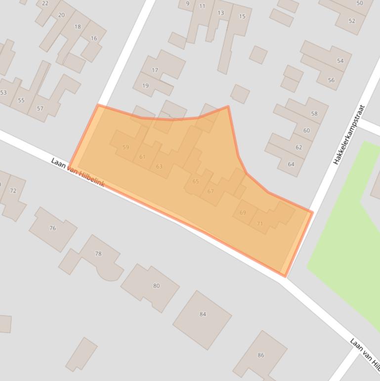 Kaart van postcodegebied 7101WJ.