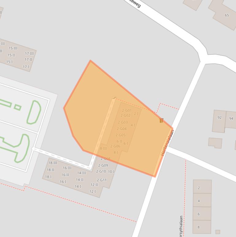 Kaart van postcodegebied 7101XA.