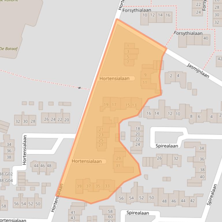 Kaart van postcodegebied 7101XC.