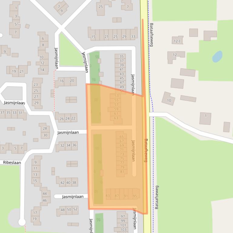 Kaart van postcodegebied 7101ZG.