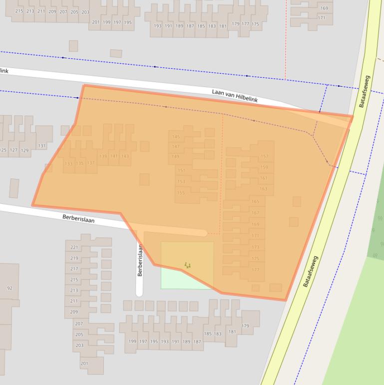 Kaart van postcodegebied 7101ZV.
