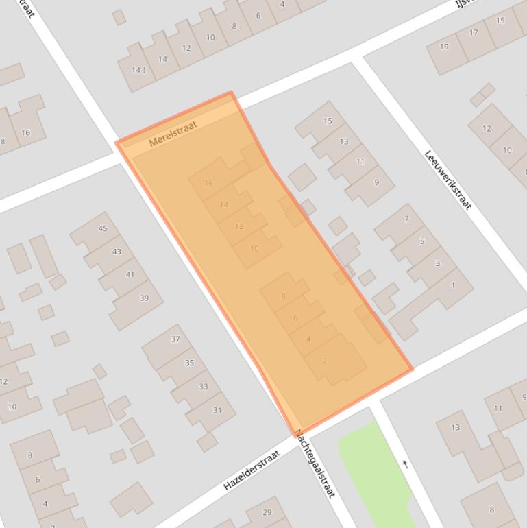 Kaart van postcodegebied 7102AS.