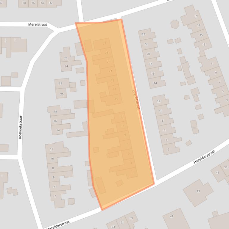 Kaart van postcodegebied 7102AV.