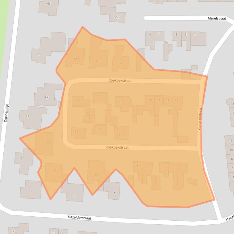 Kaart van postcodegebied 7102AX.