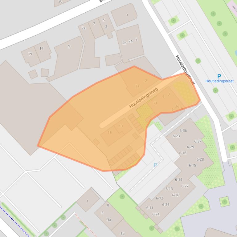 Kaart van postcodegebied 7102BR.