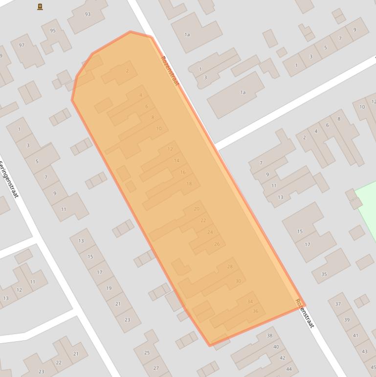 Kaart van postcodegebied 7102CB.