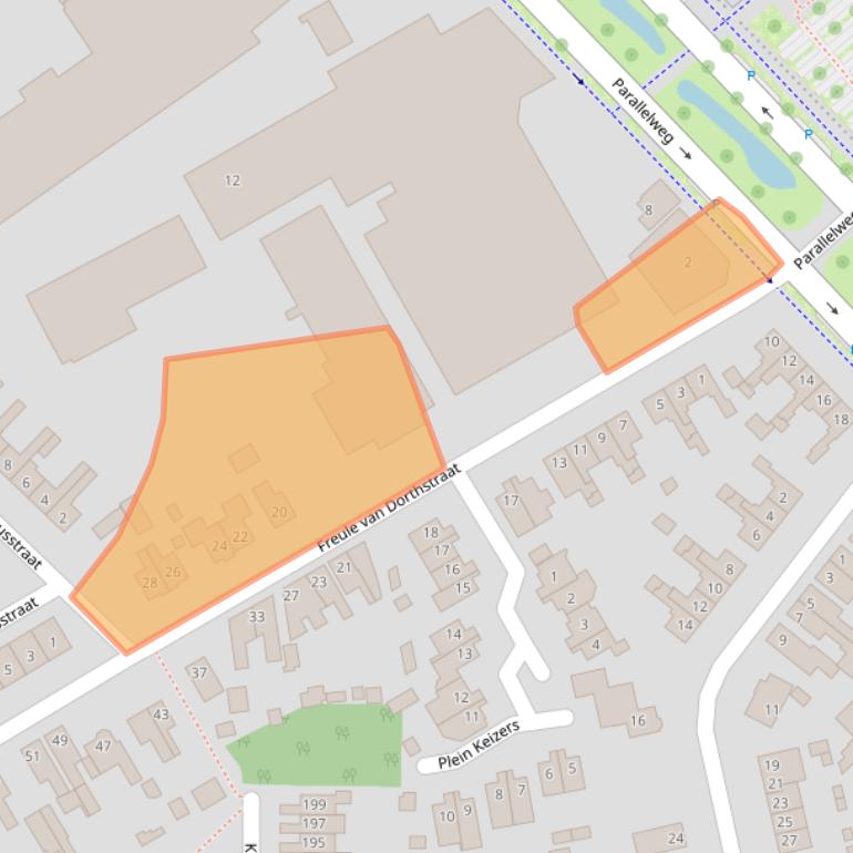 Kaart van postcodegebied 7102DC.