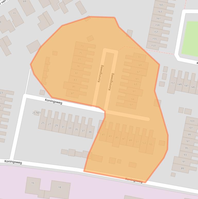 Kaart van postcodegebied 7102DP.