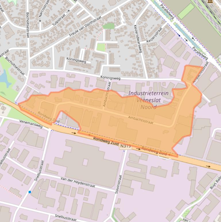 Kaart van postcodegebied 7102DW.