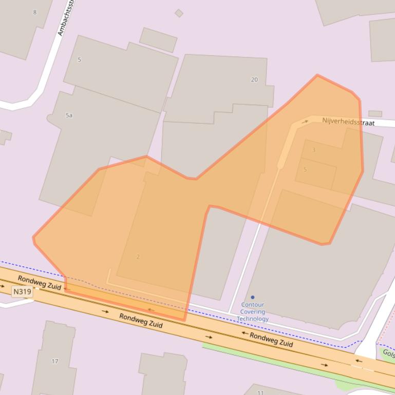 Kaart van postcodegebied 7102EB.