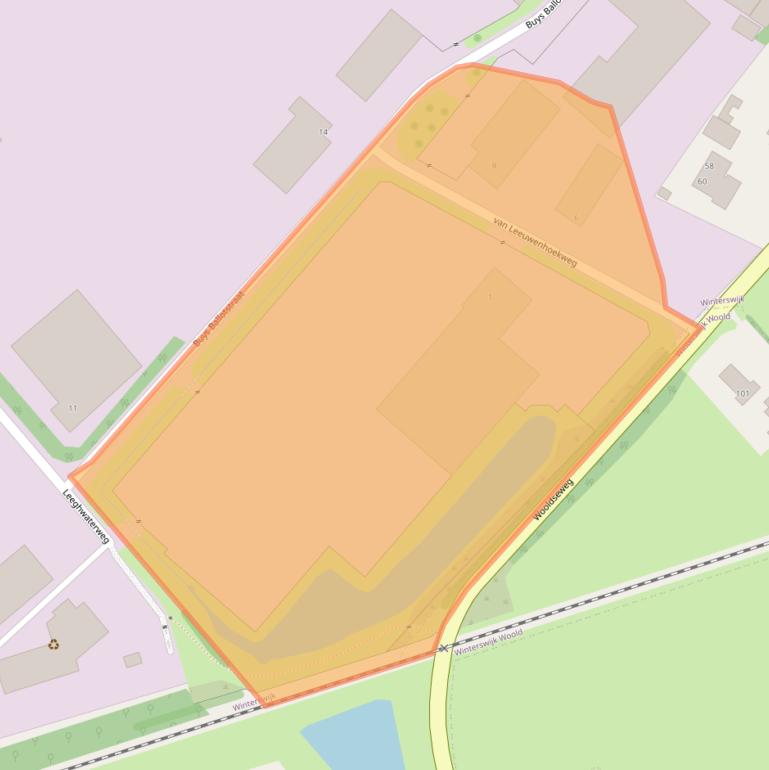 Kaart van postcodegebied 7102EJ.