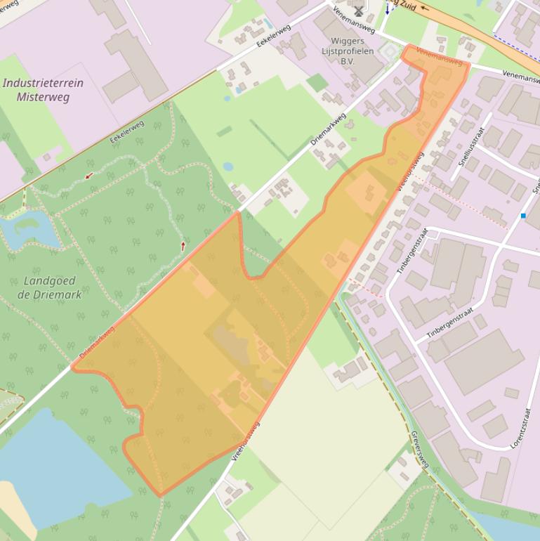 Kaart van postcodegebied 7102EL.