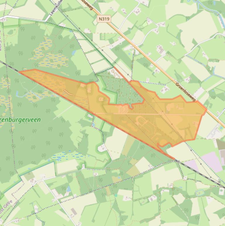 Kaart van postcodegebied 7102GE.