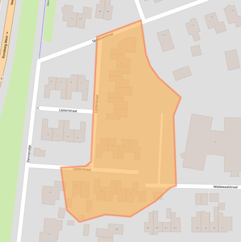 Kaart van postcodegebied 7102HM.