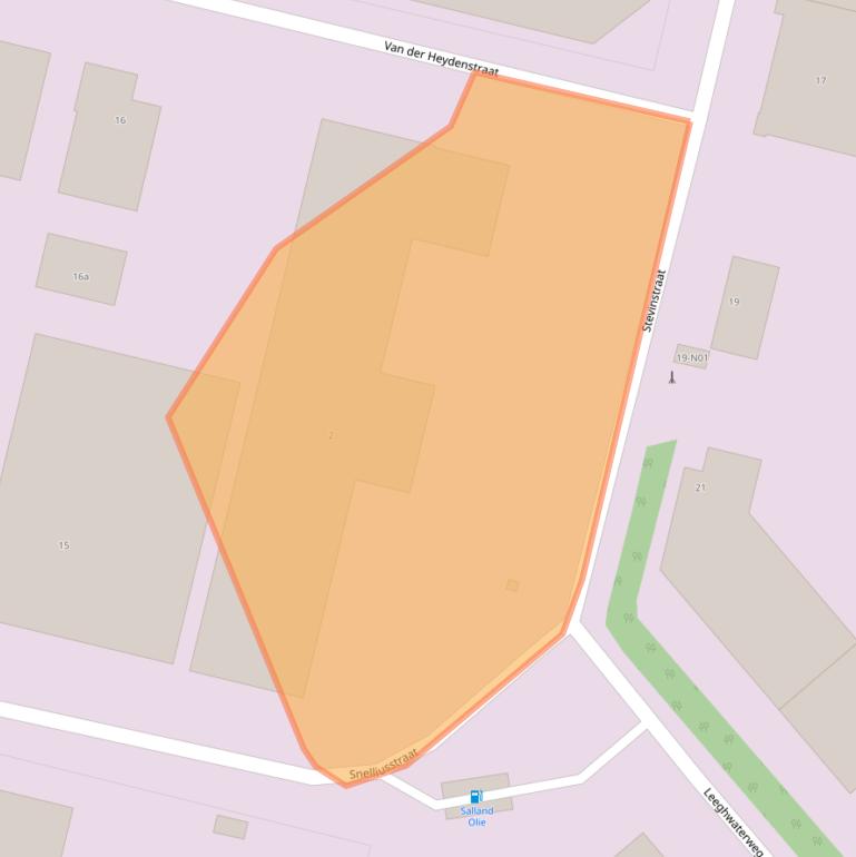 Kaart van postcodegebied 7102JB.