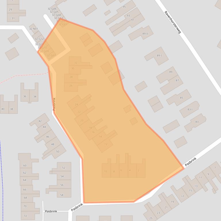 Kaart van postcodegebied 7103BD.