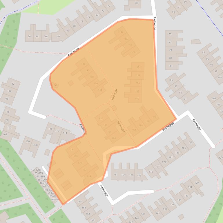 Kaart van postcodegebied 7103BK.