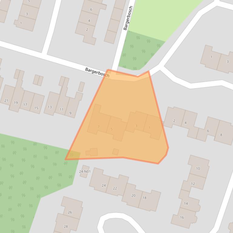 Kaart van postcodegebied 7103DB.