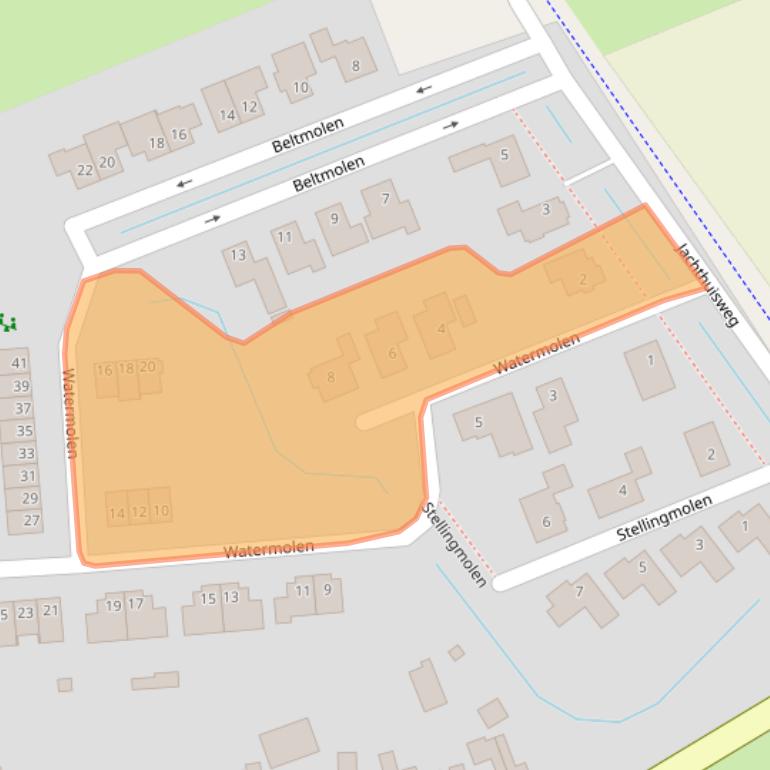 Kaart van postcodegebied 7103EM.