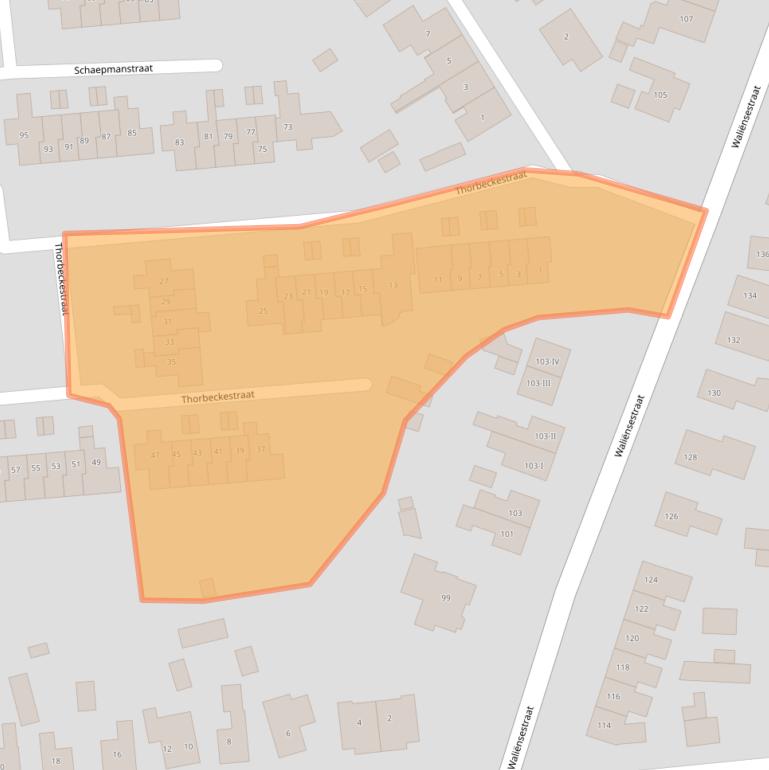 Kaart van postcodegebied 7103GE.