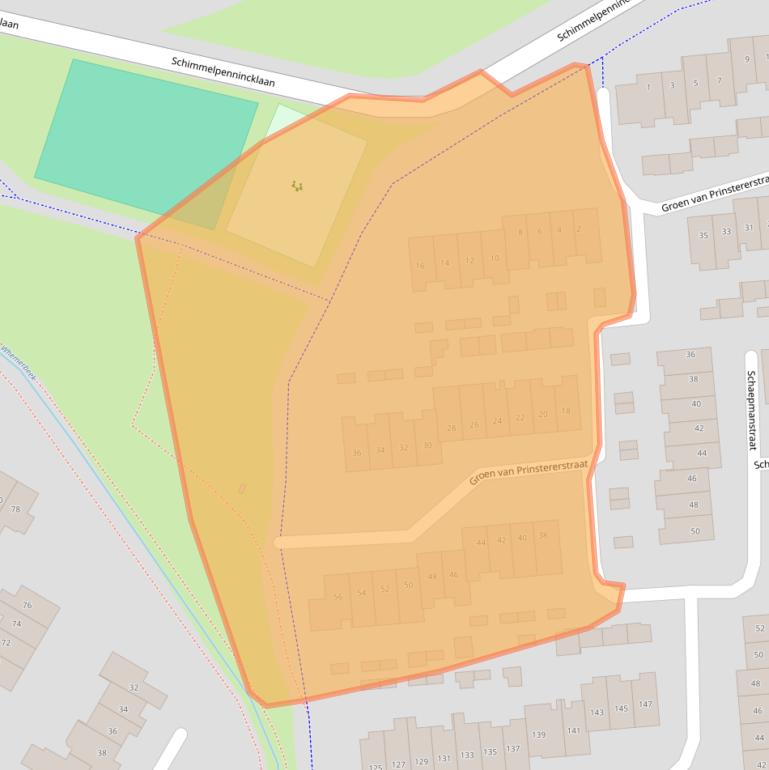 Kaart van postcodegebied 7103GL.