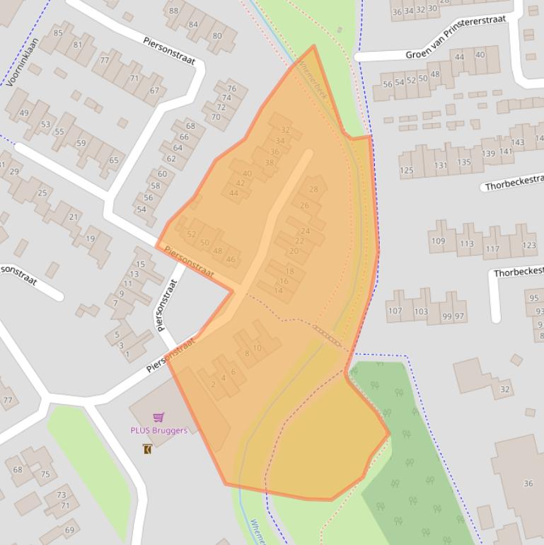 Kaart van postcodegebied 7103HC.