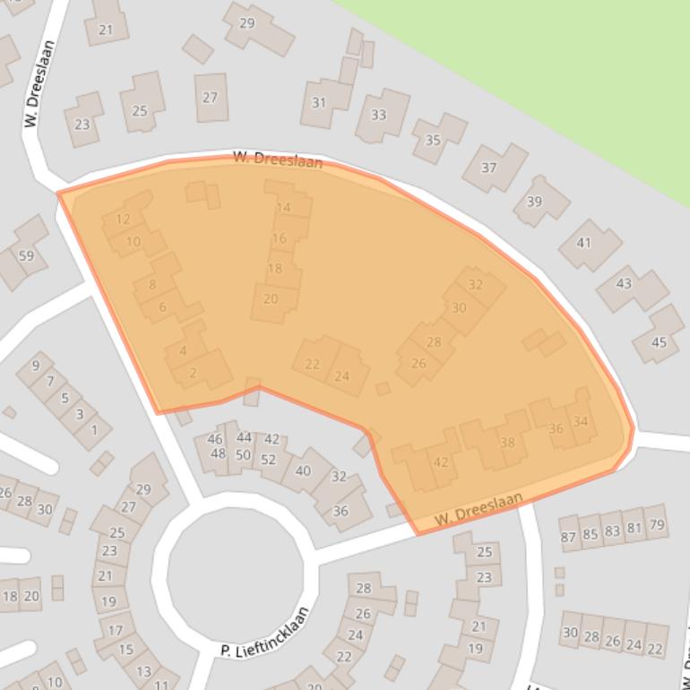 Kaart van postcodegebied 7103JG.