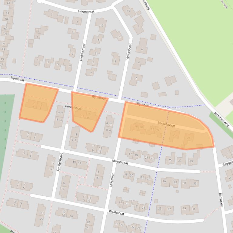 Kaart van postcodegebied 7103JM.