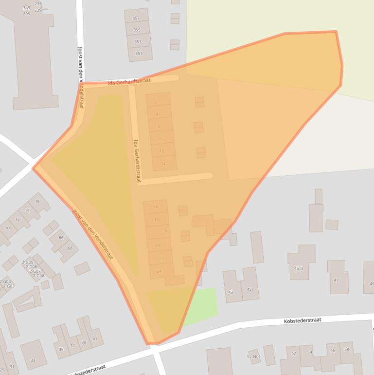 Kaart van postcodegebied 7103KB.