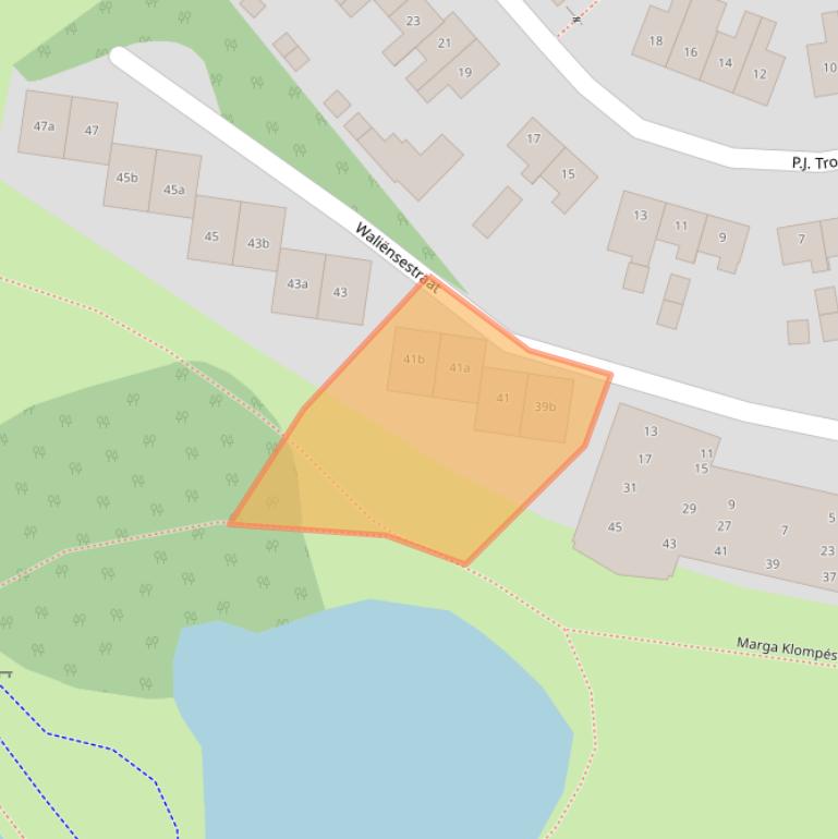 Kaart van postcodegebied 7103WT.