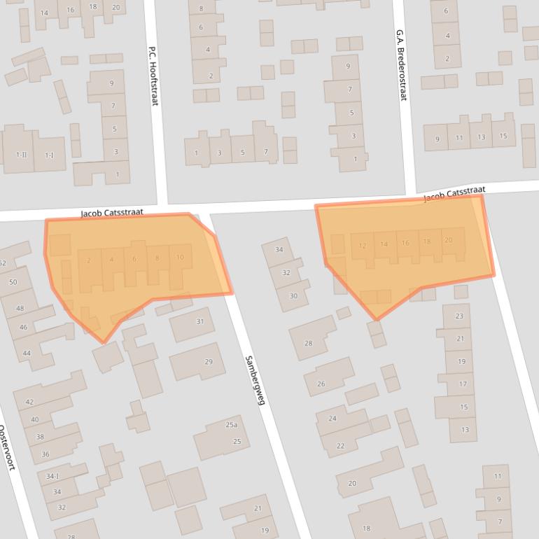 Kaart van postcodegebied 7103ZG.