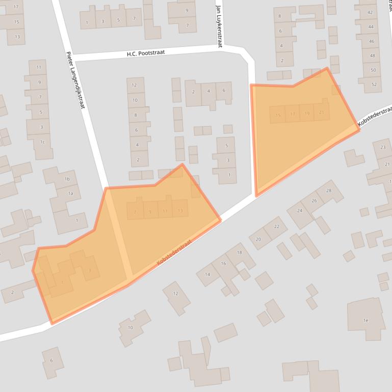 Kaart van postcodegebied 7103ZP.