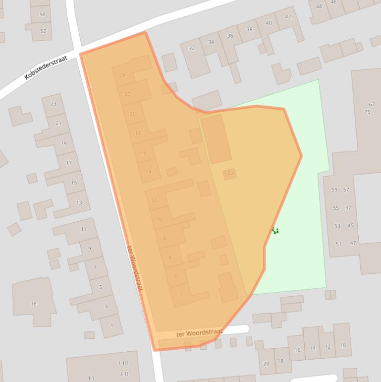 Kaart van postcodegebied 7103ZW.