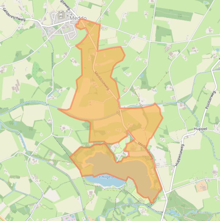 Kaart van postcodegebied 7104AA.