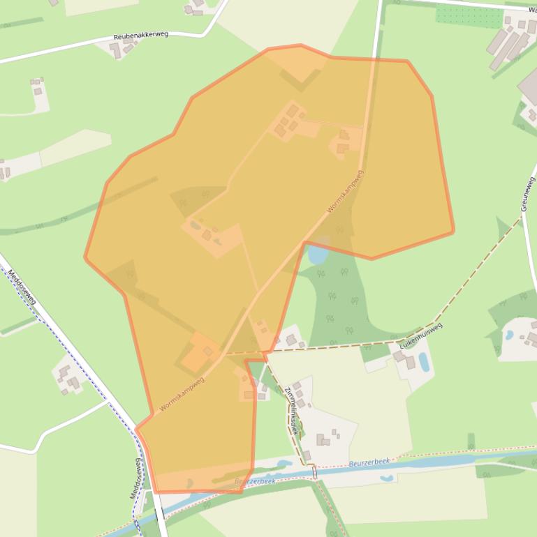 Kaart van postcodegebied 7104AC.