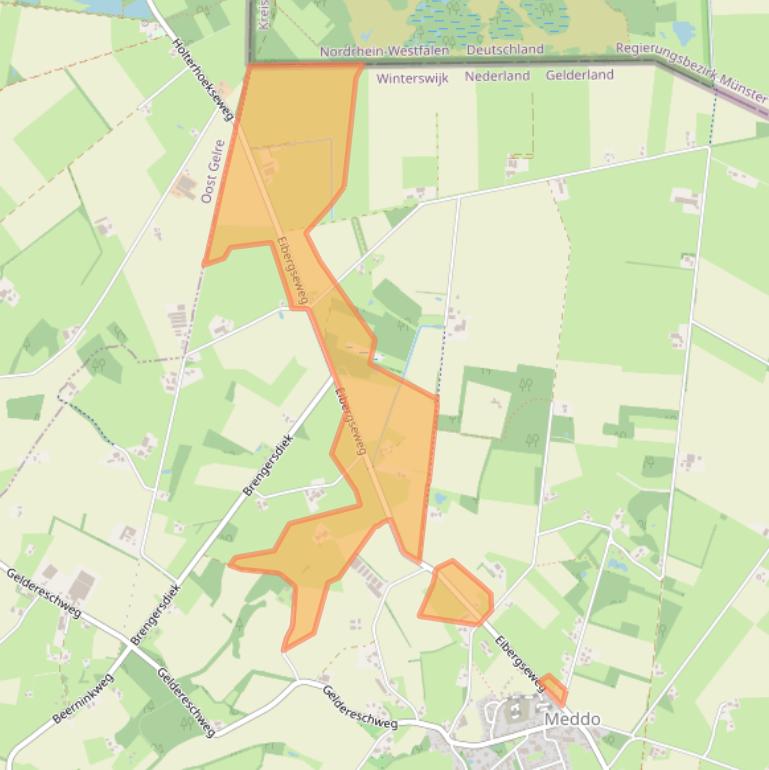 Kaart van postcodegebied 7104AS.