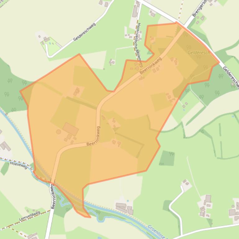 Kaart van postcodegebied 7104BM.