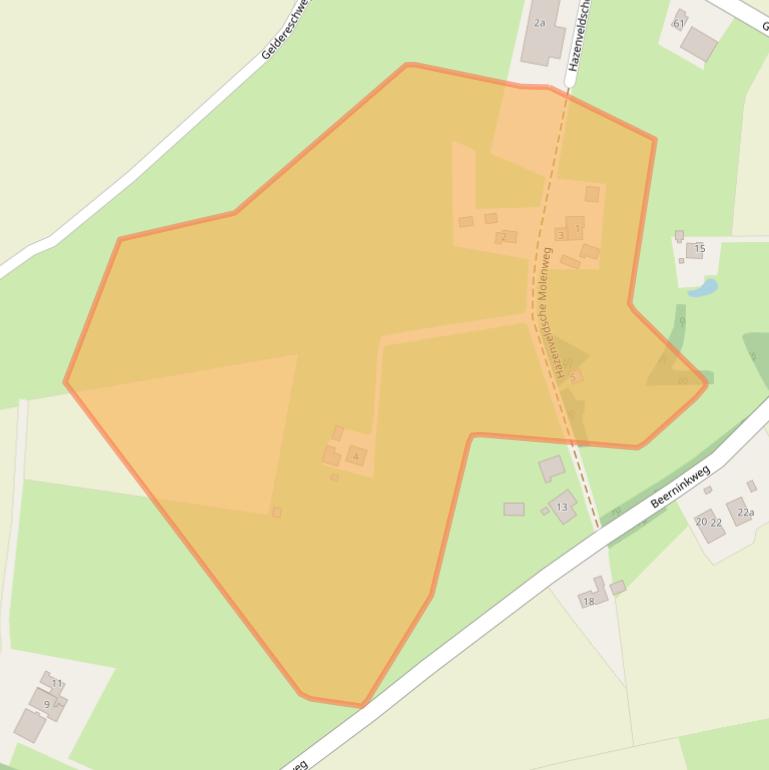 Kaart van postcodegebied 7104BN.