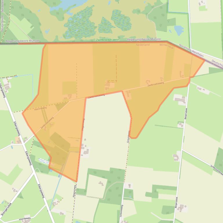 Kaart van postcodegebied 7104BS.