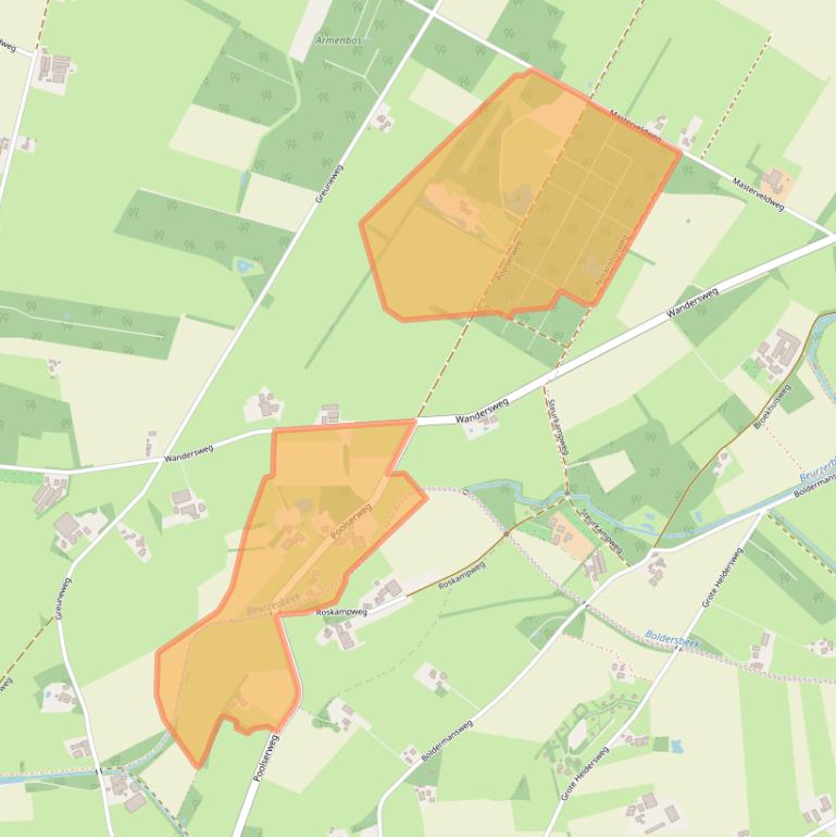 Kaart van postcodegebied 7104DC.