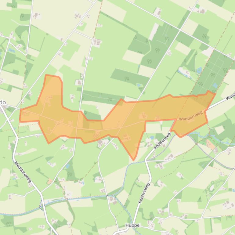 Kaart van postcodegebied 7104DD.