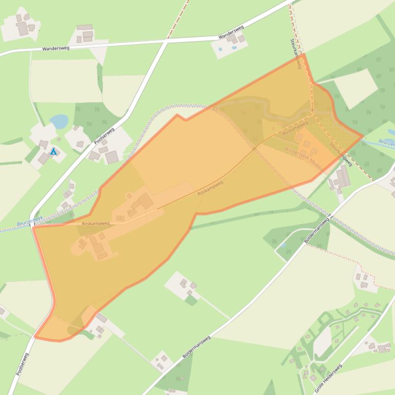 Kaart van postcodegebied 7104DJ.