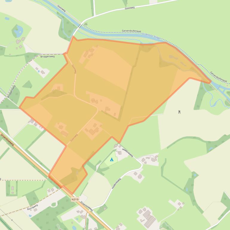 Kaart van postcodegebied 7104GE.