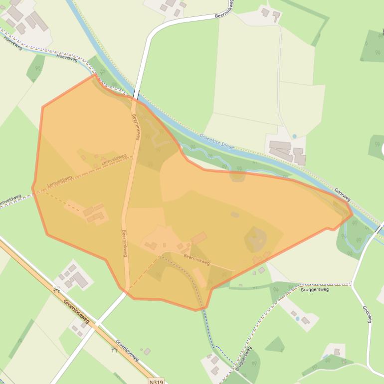 Kaart van postcodegebied 7104GJ.