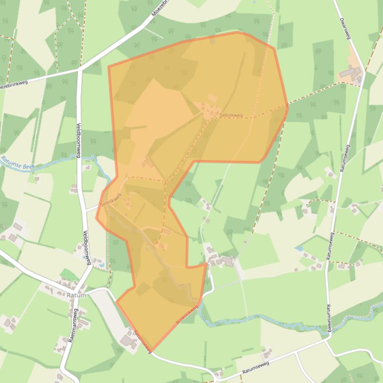 Kaart van postcodegebied 7106CN.