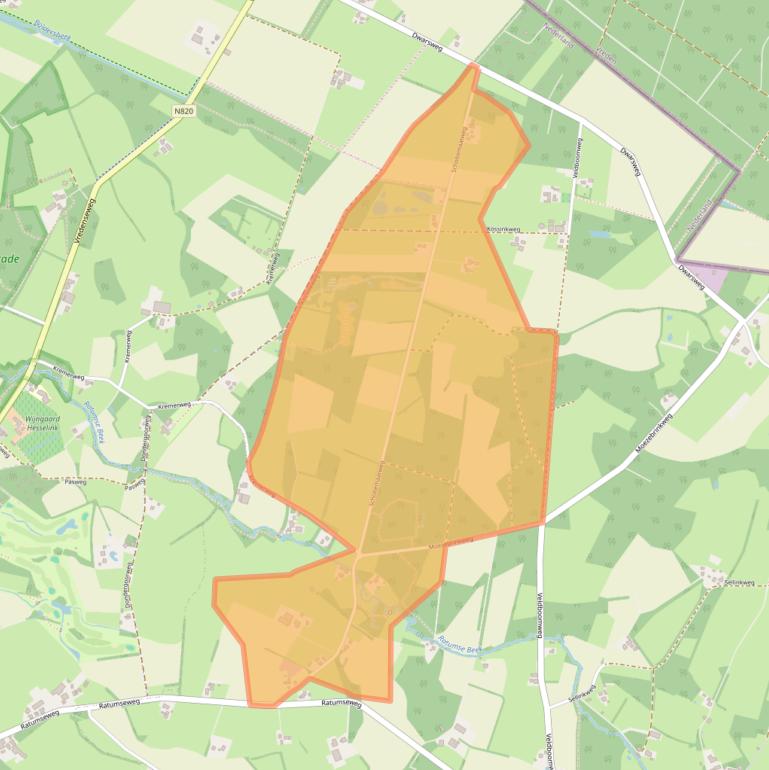 Kaart van postcodegebied 7106CT.