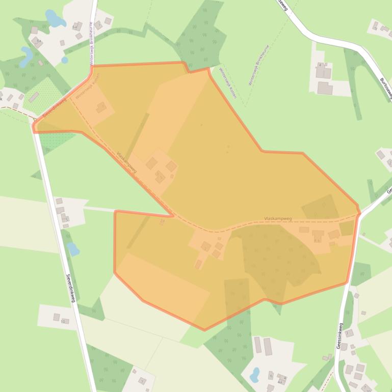 Kaart van postcodegebied 7107AS.