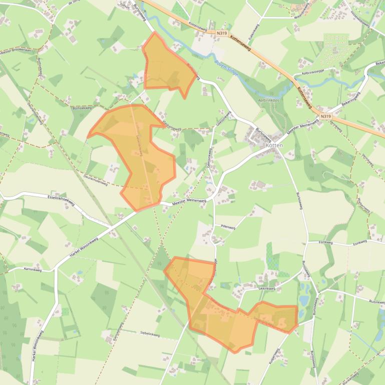 Kaart van postcodegebied 7107AT.